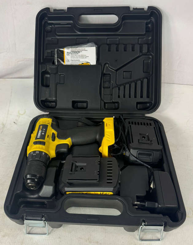 20V Impact Drill & Screwdriver Kit - 60Nm Torque - Includes 2 Batteries
