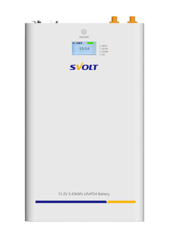 SVOLT 48V 106Ah 5.43 kWh Wall Mount Lithium Battery - A-Grade Cells for High Performance