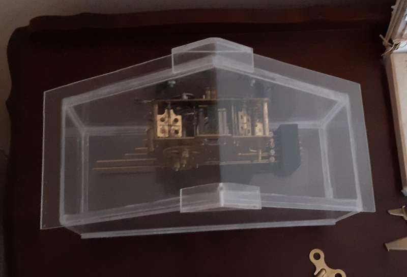 Beautiful unique Mauthe Mantle clock for sale. In very good condition and working. Westminster chime