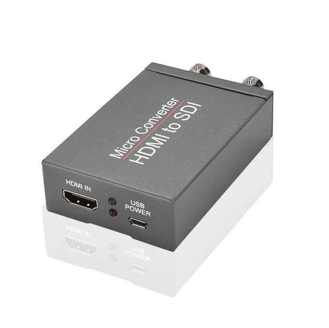 4K HDMI to SDI with Power adapter Mini 3G HD SD-SDI Video Micro Converter Adapter with Audio