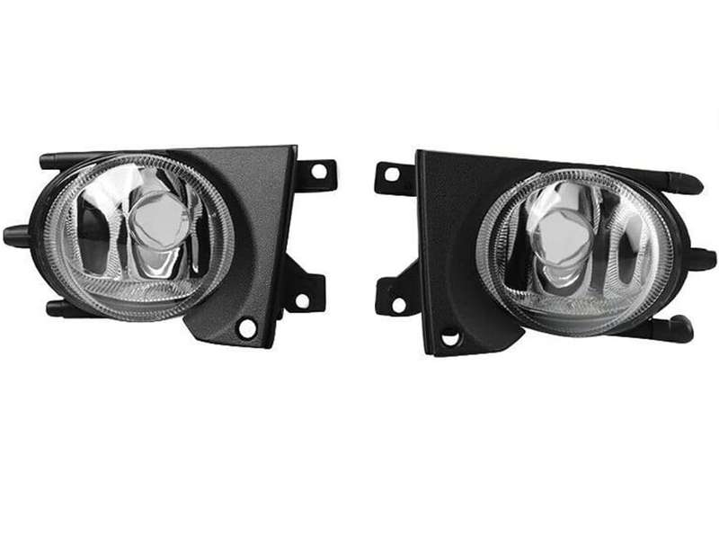 1 Pair Front Left + Right  Fog/Driving Lamp Headlight Frame For BMW 5-Series E39 2001-2003