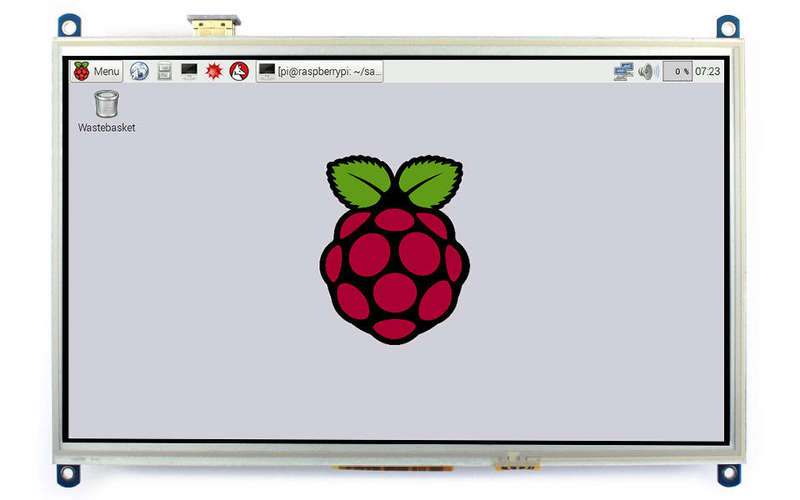 10.1inch Resistive Touch Screen LCD, 1024×600, HDMI, IPS, Supports Raspberry Pi / PC