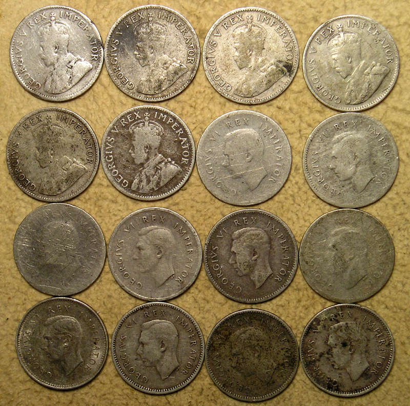Collection of Union Minor Silver (mostly 80%) coins