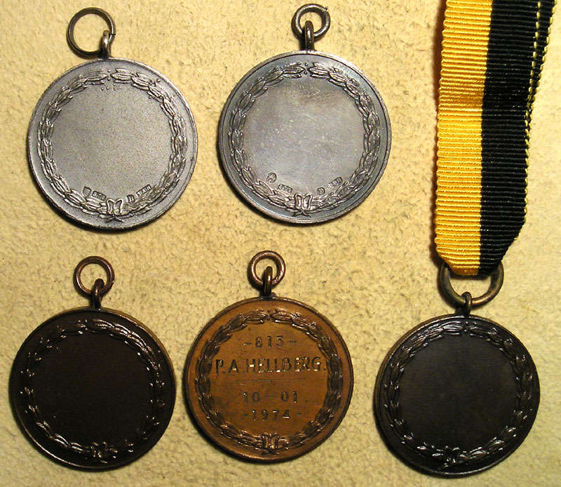 Five Comrades Marathon Medal 2 x Silver 3 x Bronze to P.A. Hellberg * Bid for All *