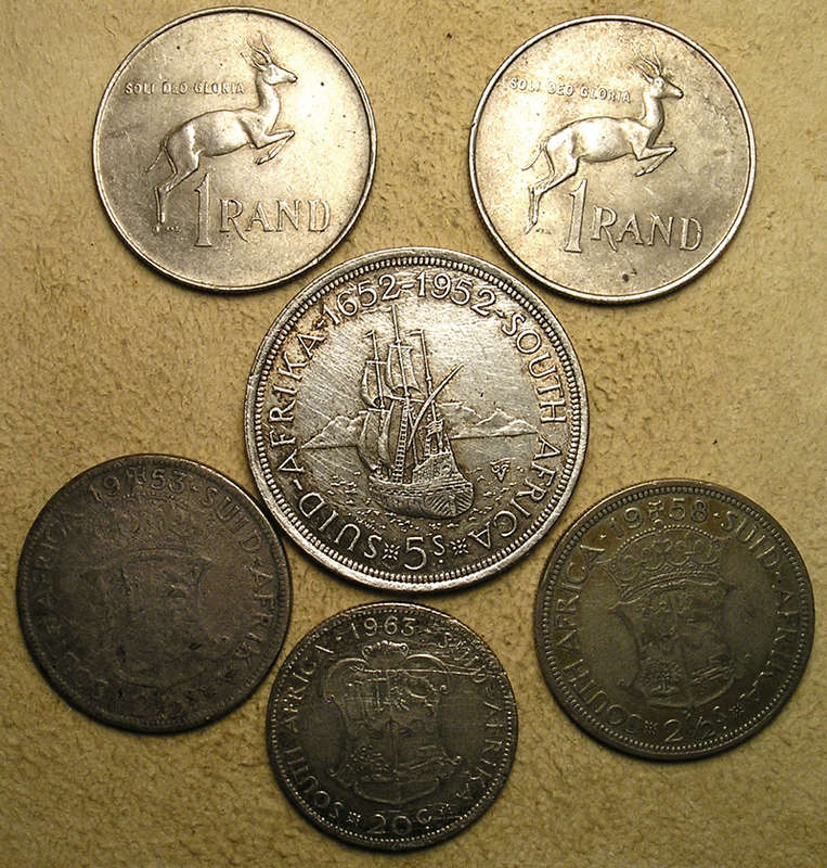 Collection of South African Silver Coins