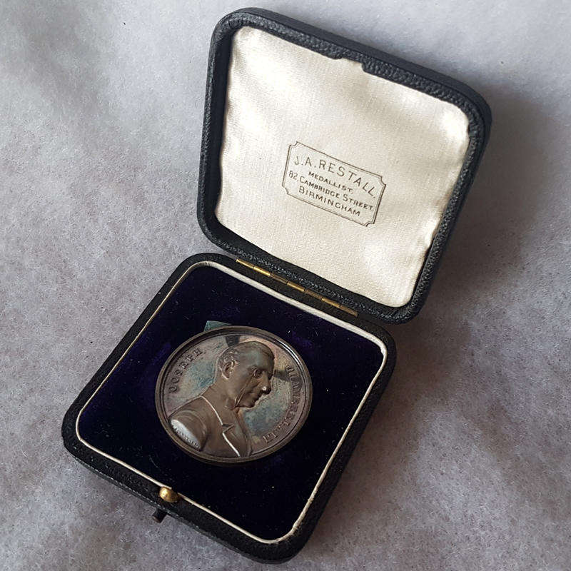 Great Britain: 1902 Boer War: Joseph Chamberlain Visit to South Africa, Silver Medal * RARE *