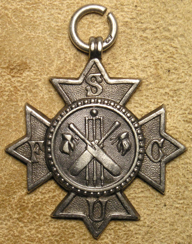 1898 Silver Medal from Free State Cricket Union to Dale College, King William's Town