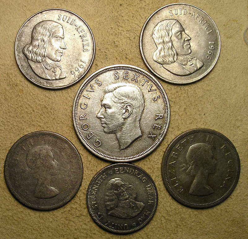 Collection of South African Silver Coins