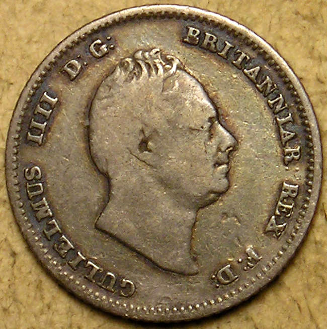 Great Britain: 1836 King William IIII Silver Groat (4 Pence)