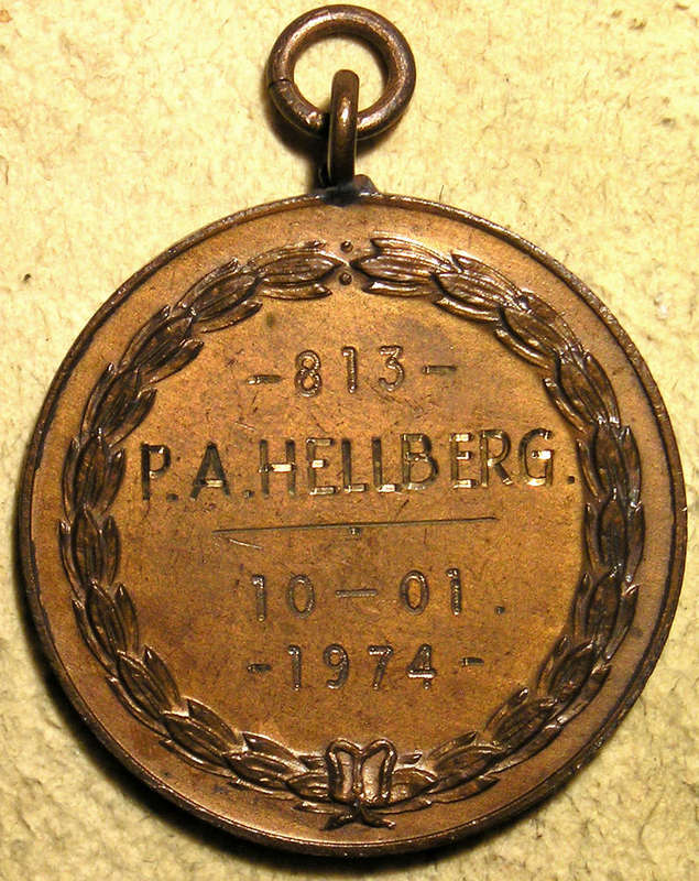 Five Comrades Marathon Medal 2 x Silver 3 x Bronze to P.A. Hellberg * Bid for All *