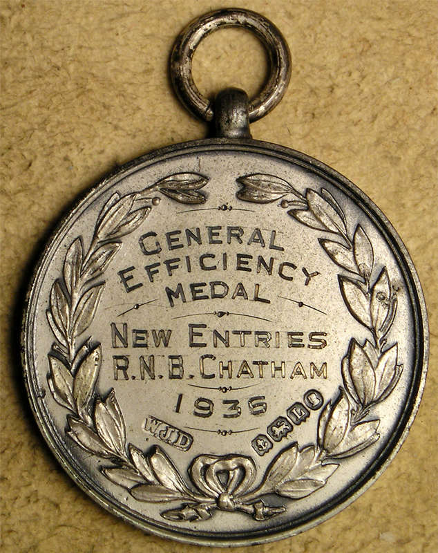 Royal Navy Efficiency Medal & British Red Cross Blood Transfusion Medal to R.J. Hubbard