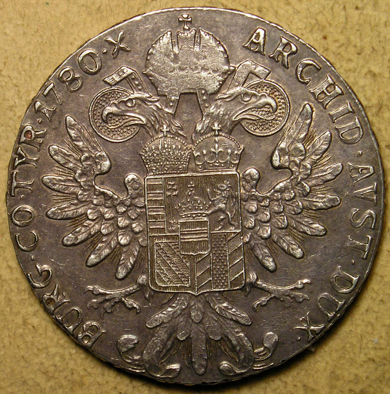 Austria: 1780.X Maria Theresa Silver Thaler