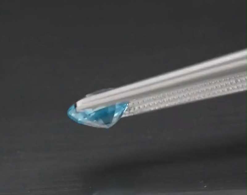 Beautiful! Oval Cut Natural Blue Zircon