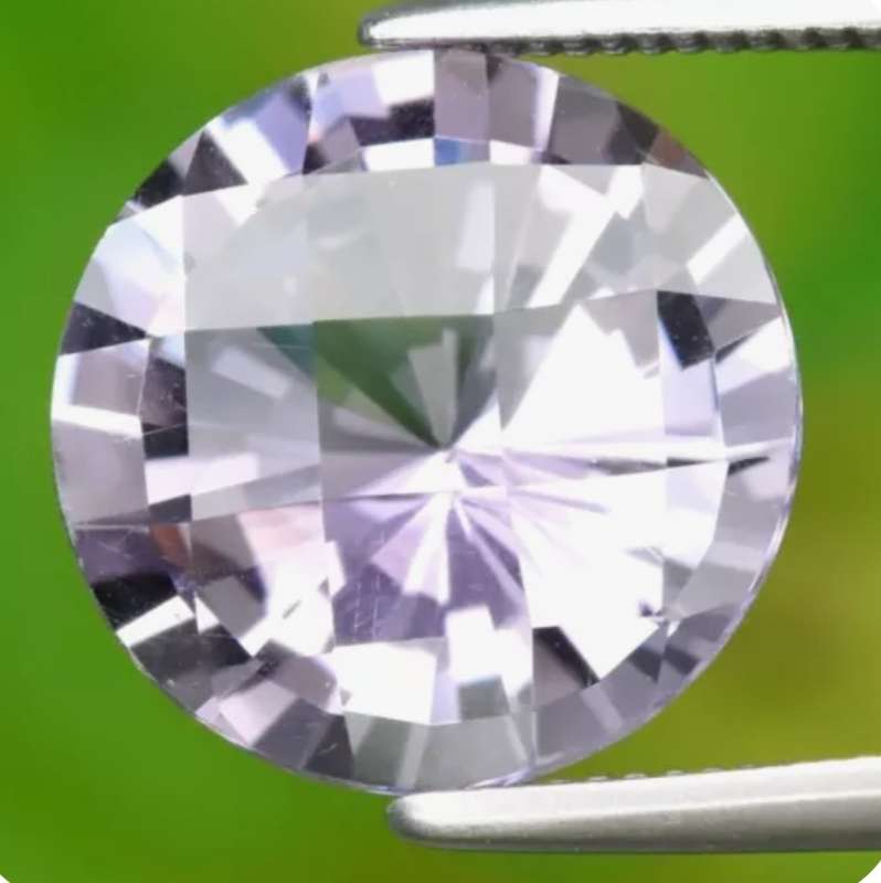 3.10ct  Round Cut Natural Purple Amethyst