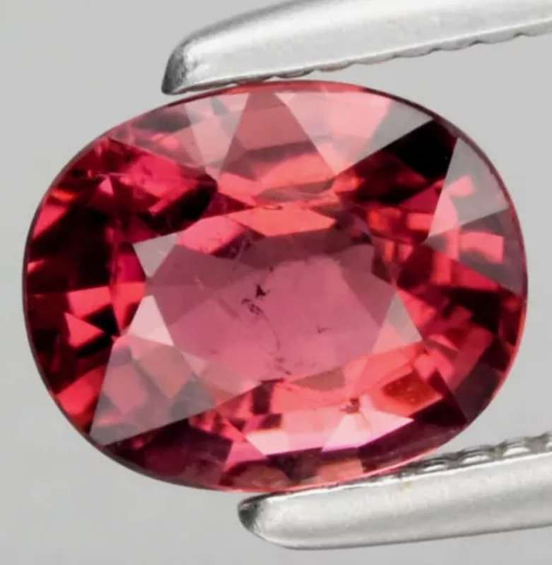 Natural Purplish Pink Tourmaline Oval Cut
