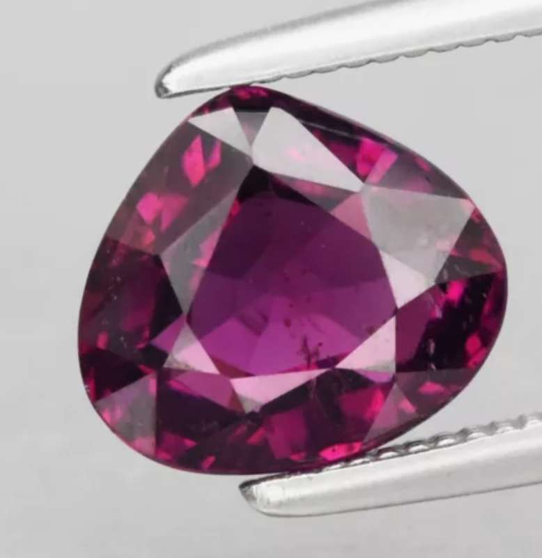 Beautiful 1.62ct Pear Cut Natural Pinkish Purple Rhodolite Garnet
