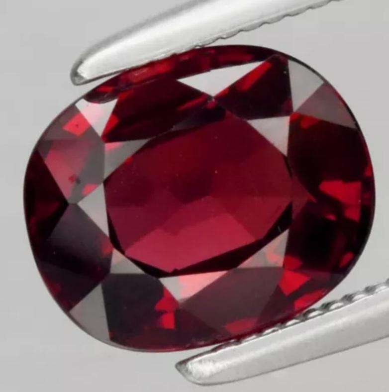 1.77ct Cushion Cut Natural Rhodolite Garnet