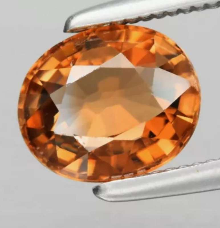 1.45ct Oval Cut Natural Zircon