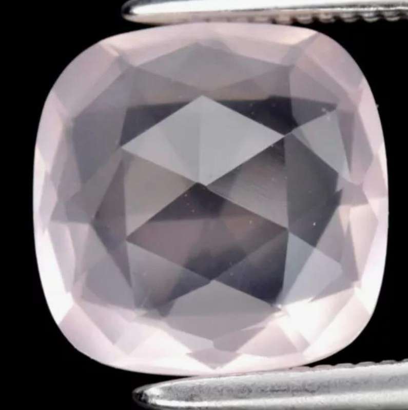 1.91ct Cushion Cut Natural Untreated Pink Rose Quartz
