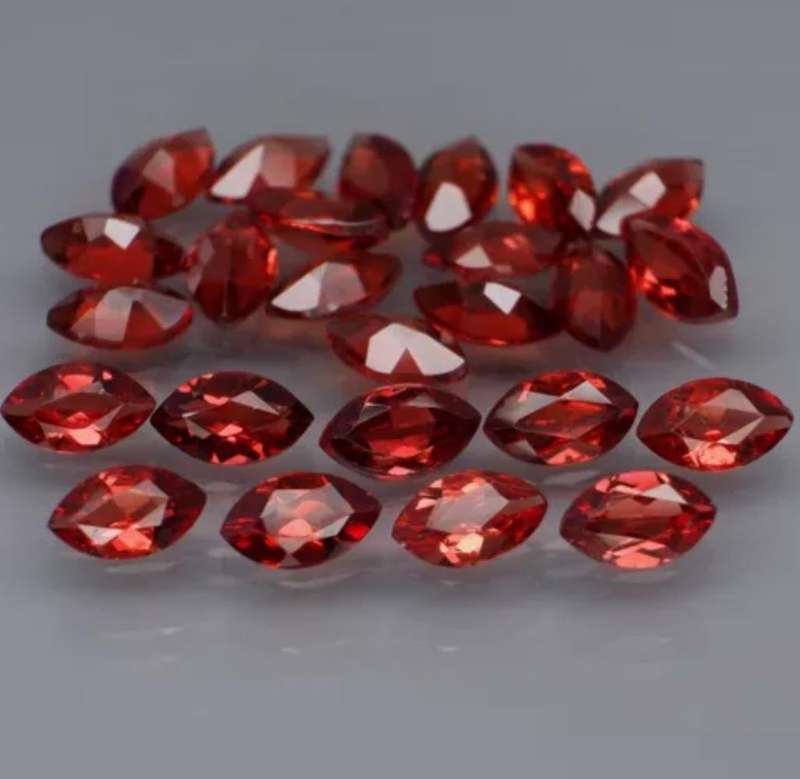 Natural Red Garnet Lot - Your bid is for all 26 Pieces