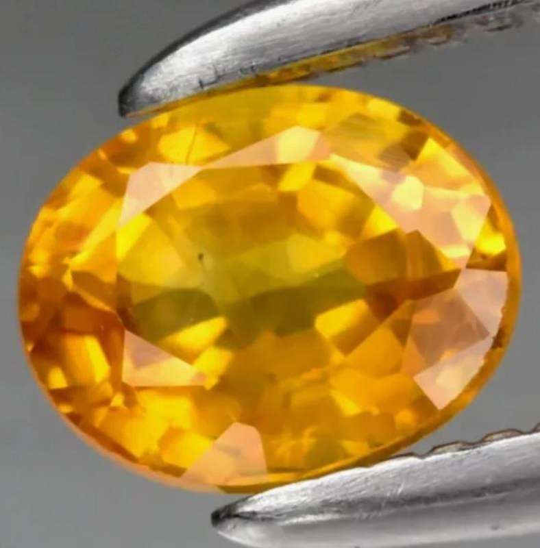Stunning Oval Cut Natural Yellow Sapphire