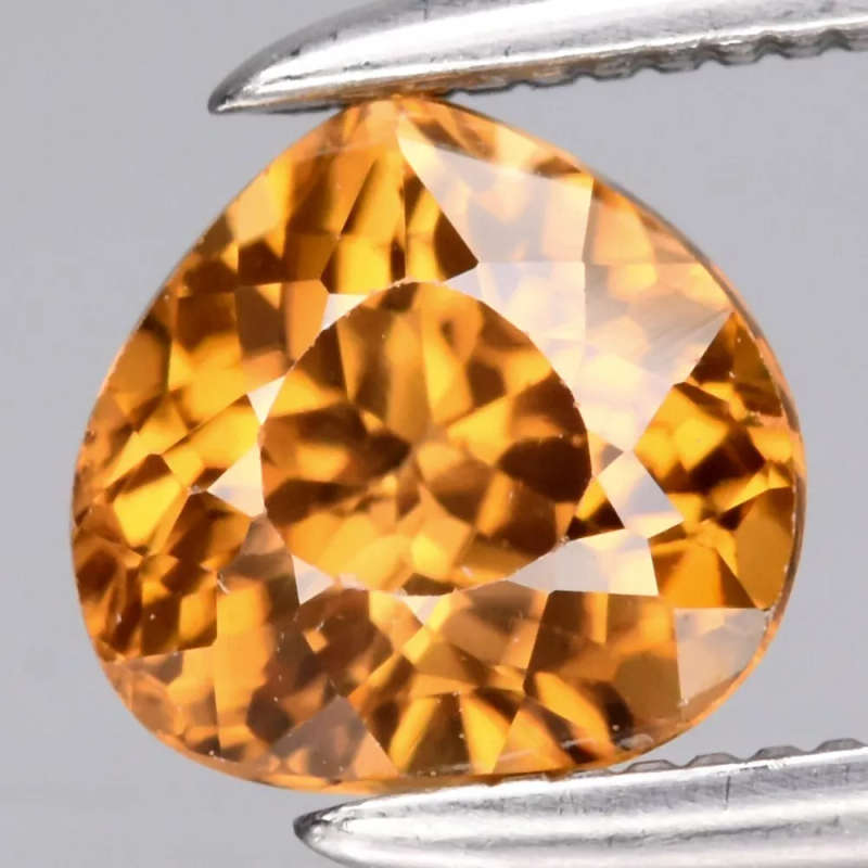 Stunning! 1.10ct Pear Cut Natural Unheated Yellow Zircon