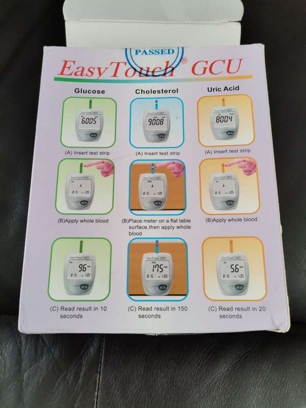 Easy Touch Blood Glucose / Cholesterol/ Uric Acid Test Kit