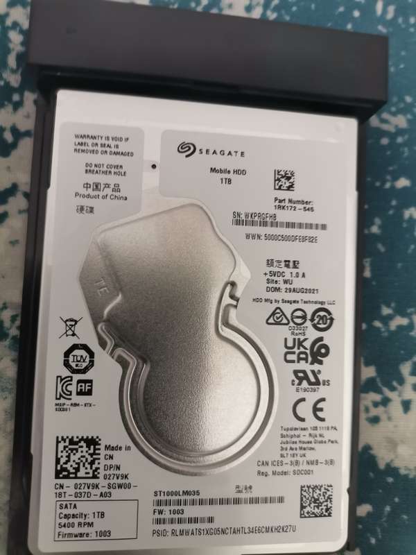 Seagate Mobile 2.5" External Hard Drive 1TB