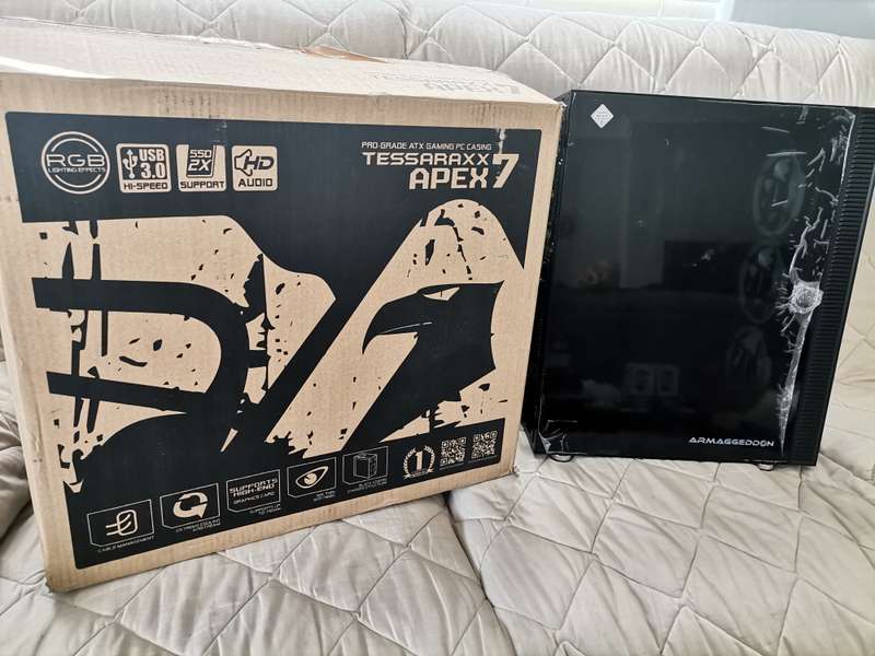 Armaggeddon Tessaraxx Apex 7 ATX Gaming Case - Black