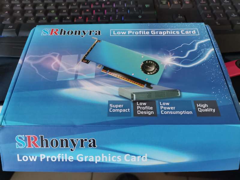 SONGREY RX550 4GB GDDR5 128bit Low Profile Graphics Card,HDMI+DP Output,PCIe 3.0