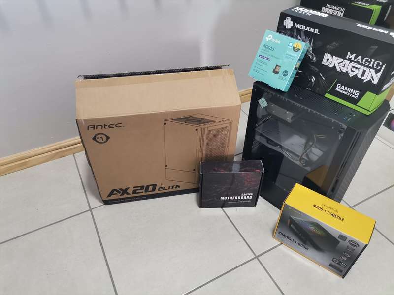 Intel I7 Gaming PC with RX 580 8GB GPU & 16GB RAM with Wifi&Bluetooth