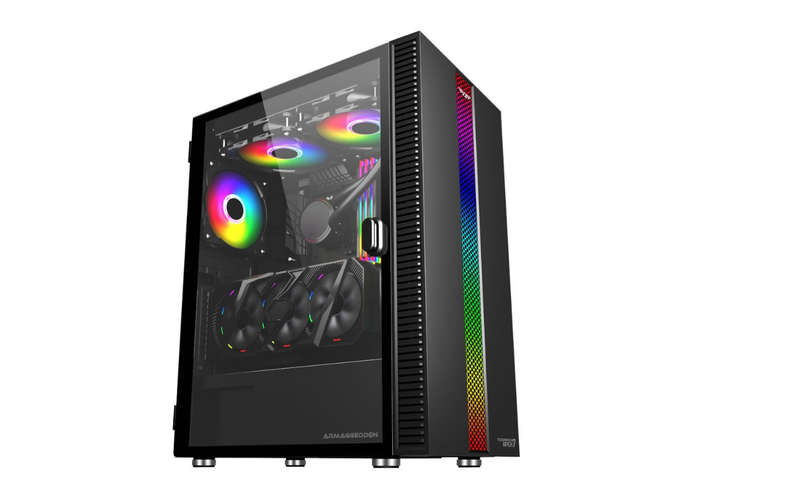Armaggeddon Tessaraxx Apex 7 ATX Gaming Case - Black
