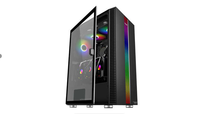 Armaggeddon Tessaraxx Apex 7 ATX Gaming Case - Black