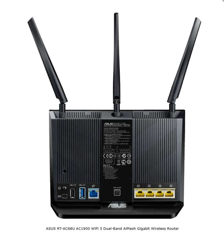 ASUS RT-AC68U AC1900 Dual Band 802.11n Gigabit Router