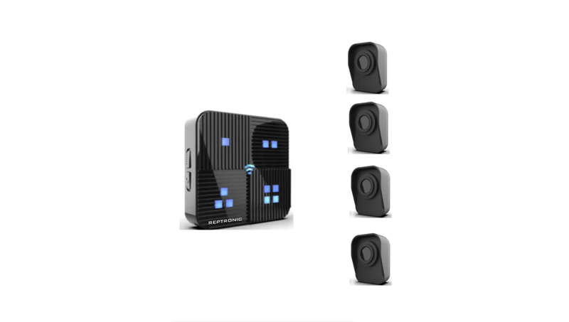 Reptronic 4x Wireless motion sensors with indication receiver alarm RPTDP03