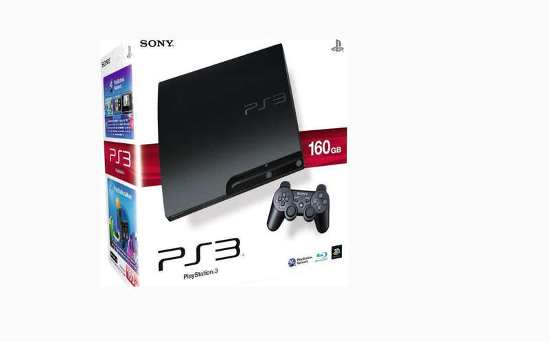 PS3 slim 160GB with 2 Controllers and & 7 Games Preloaded
