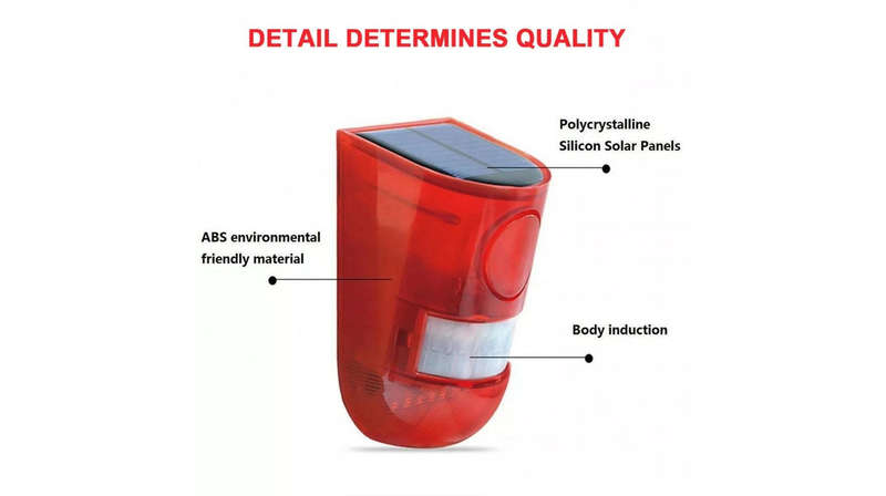 Solar TS Motion Sensor Alarm