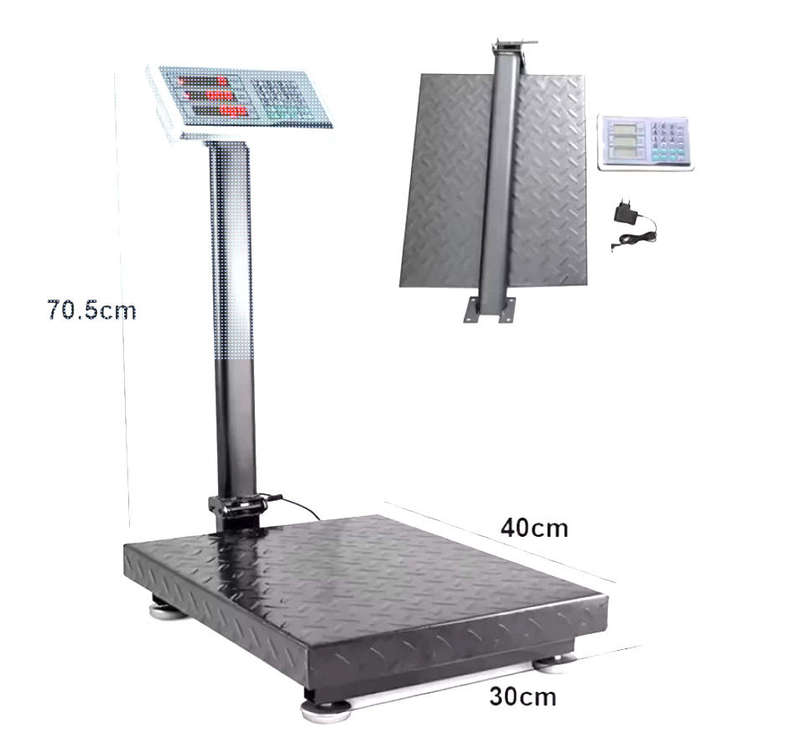 Generic TCS-500 500kg Digital Platform Scale Digital Industrial Weighing Scale  (Silver)