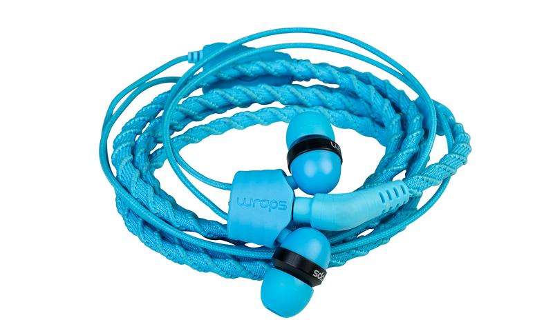British Audio Wraps Wristband Earphones (No Microphone) - 5x Blue, 5x Pink, 5x Black