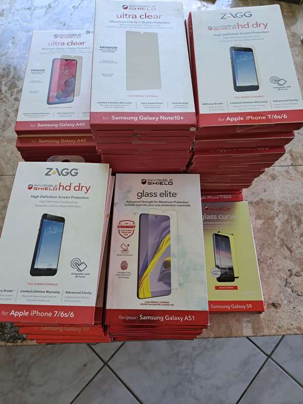 Exclusive Bulk Auction: Zagg Protection Covers for Mobile Phones  Closing Sale!