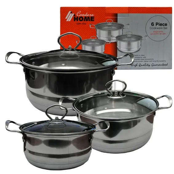 CONDERE CDH-006 POT SET - 3 pots (6 pc)