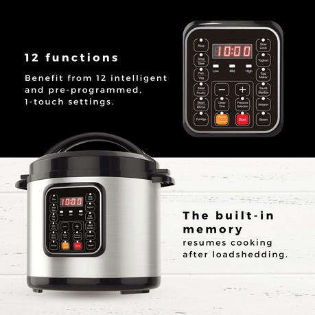 Condere Plus - 6L Electric Pressure Cooker