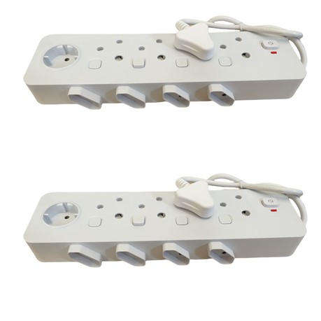 Target 9Ways Multiplug With Sockets 0.5m Pack of 2