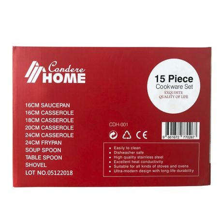 Condere 15 - Piece Cookware Set