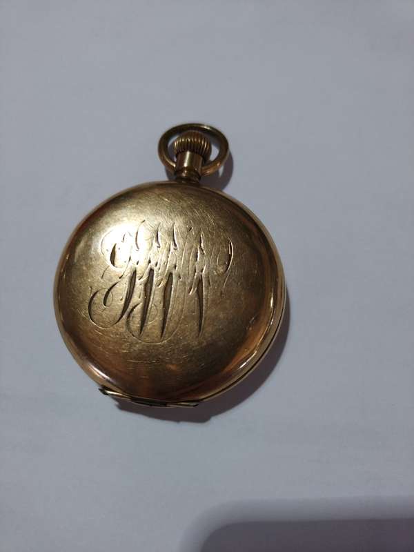 Waltham USA Gold Plated Pocket Watch 1920