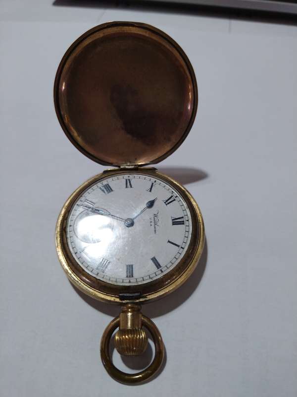 Waltham USA Gold Plated Pocket Watch 1920