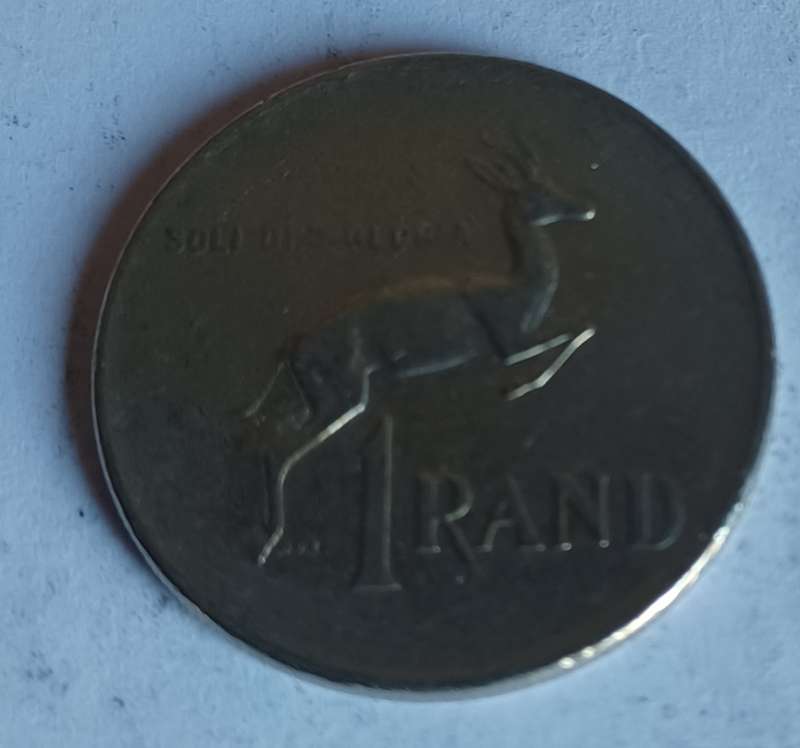 Old RSA one Rand Coin 1977