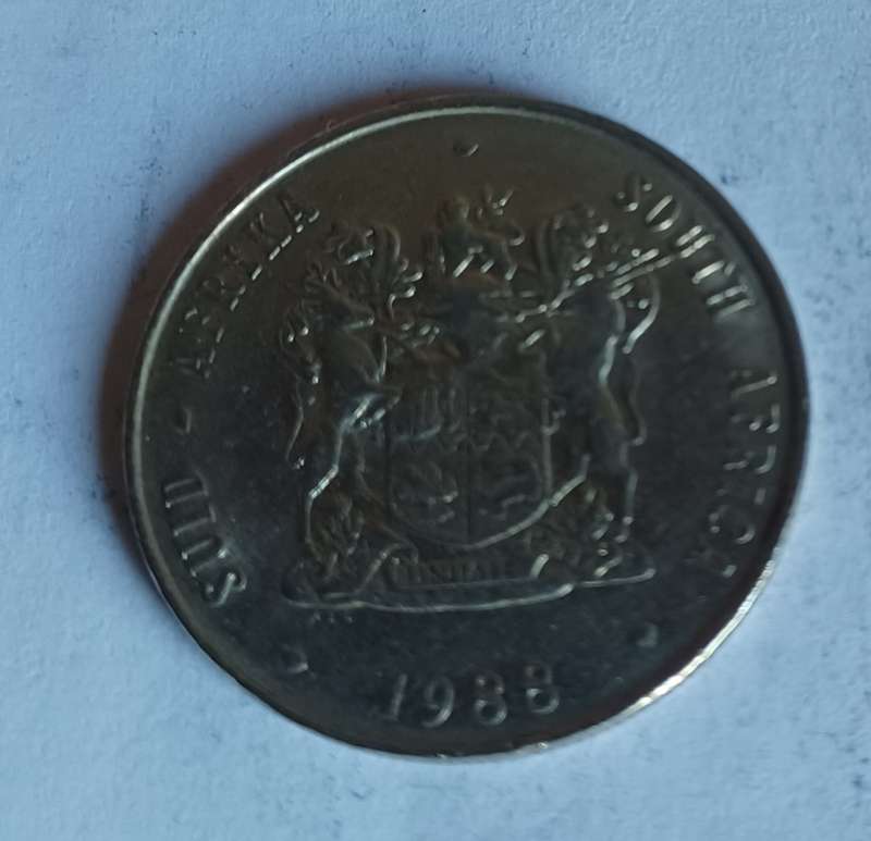 Old RSA one Rand Coin 1988