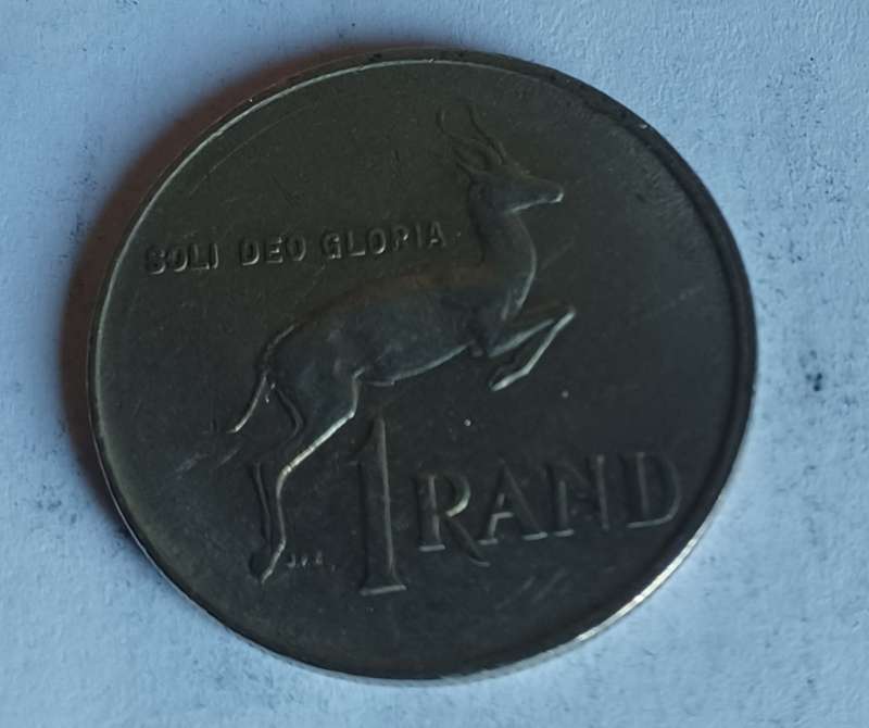 Old RSA one Rand Coin 1988