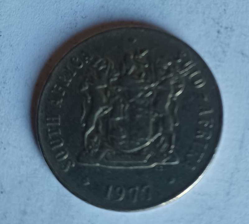 1977 RSA 50 Cent Coin